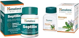 Septilin Tablets 60 Tablets And Himalaya Wellness Pure Herbs Brahmi Mind Wellness Improves Alertness 60 Tablet