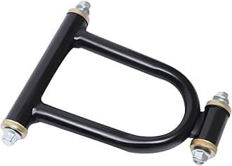 11'' Front Suspension Shock Swing Arm Full Kit Upper Lower Steering Knuckle Spindle Kit For ATV Quad Bike Go Kart Buggy DIY Parts Front Suspension Swingarm Assembly 3 Holes Flange