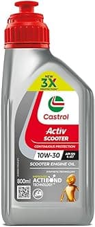 Activ Scooter 10W-30 4-AT Engine oil with Synthetic Technology (800 ML) | 3X Protection with Actibond Technology | Engine Protection for Scooters | API SN and JASO MB