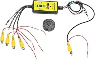 4To1 Car Panorama 360 Camera Video Reverse Switch Box Car Blind Spot Camera Video Switch Box Wireless Remote Control