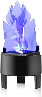 TOPCHANCES Flame Effect Light, 110V 3W 3D LED Artificial Fake Fire Flame Effect Light Campfire Centerpiece Flame Lightning Torch Light for Christmas Halloween Stage Indoor Decoration