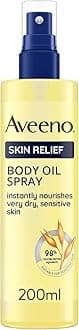 Aveeno Skin Relief Body Oil Spray, With Oat Oil & Jojoba Oil, Suitable For Sensitive Skin, Instantly Nourishes Very Dry, Sensitive Skin, Suitable for a Massage, 200ml