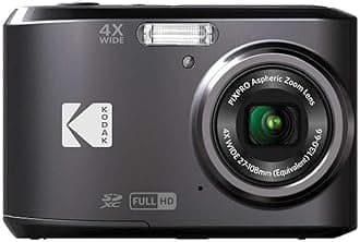 Kodak PIXPRO Friendly Zoom FZ43 16 MP Digital Camera with 4X Optical Zoom and 2.7" LCD Screen (Black)