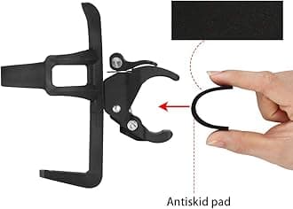 Accmor 2Pack Bike Water Bottle Holder/Cage, 360° Rotating, Fits Most Standard Bottles, Black, Plastic-Steel