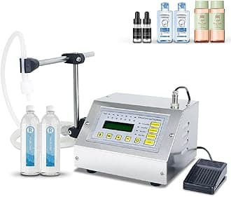 ZONEPACK Small GFK-160A 5-3500ml Digital Control Liquid Filling Machine Dosing Filler with Pedal for Juice Water