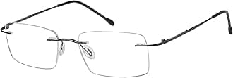Eyekepper Men Frameless Reading Glasses for Men Reading - Rectangle Rimless Eyeglasses (Gunmetal,2.25)