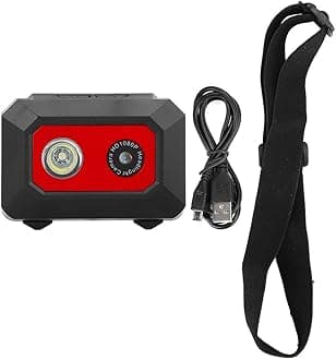 Sports Action Camera, Super HD 1080P DV Sports Camera Head-mounted Action Video Camcorder DVR Recorder(Red)