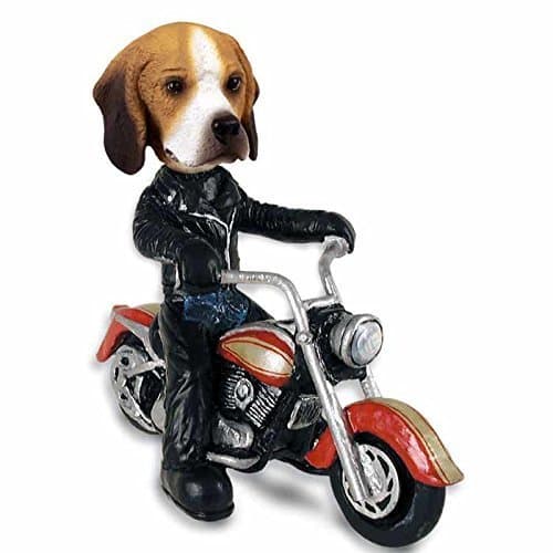 Beagle Motorcycle Doogie Collectable Figurine by CON