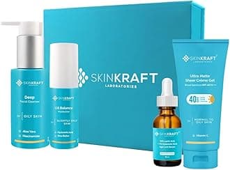 SkinKraft Morning Routine Kit | Daily Skin Care Routine | For Normal - Oily Skin | 4 Products