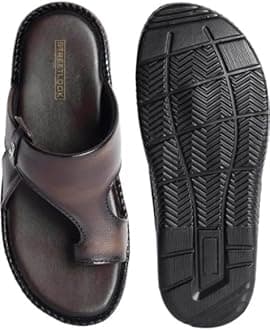 Classic Men's Casual Sandals - Elegant and Durable Footwear for Office and Special Occasions(BrownB_8)