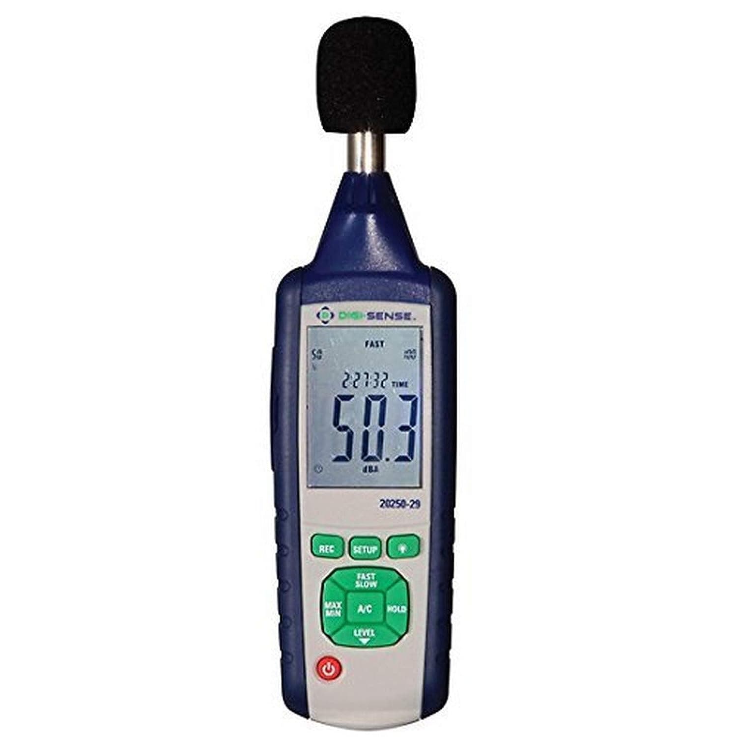 Digi-Sense Data Logging Sound Meter with NIST-Traceable Calibration