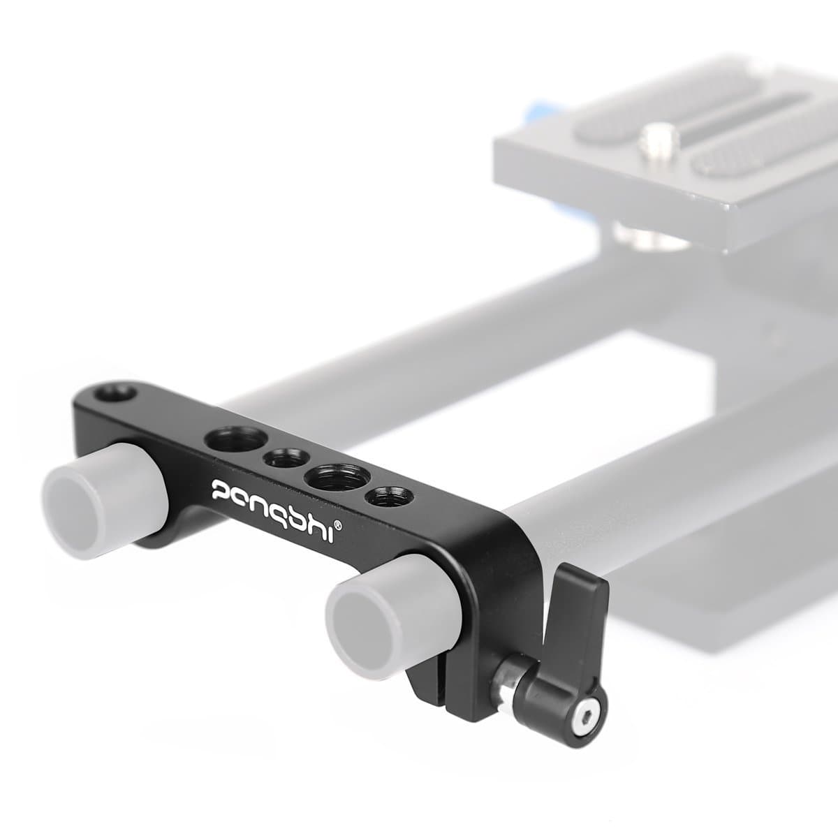 1/4" 3/8" Thread Rod Clamp Rail Block for 15mm Rod DSLR Rig Rail System Follow Focus