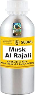 Parag Fragrances Musk Al Rajali Attar 500ml Wholesale Pack Attar (Alcohol Free, Long Lasting Attar For Men - Women