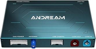 Andream Wireless Carplay Retrofit for BMW CIC System 1 2 3 4 5 7 Series X1 X3 X4 X5 X6 2012-2016,Wireless Carplay Android Auto Module Receiver Box,MMI Box,MMI Smartbox,Support Mirrorlink,GPS