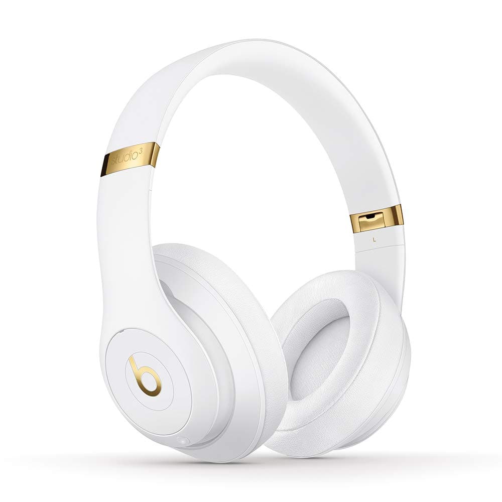 Beats Studio3 Wireless Noise Cancelling Over-Ear Headphones - Apple W1 Headphone Chip, Class 1 Bluetooth, 22 Hours of Listening Time, Built-in Microphone - White