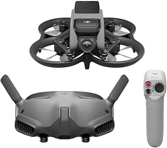 Avata Pro-View Combo (DJI Goggles 2) - First-Person View Drone UAV Quadcopter with 4K Stabilized Video, Super-Wide 155° FOV, Built-in Propeller Guard, HD Low-Latency Transmission, Black