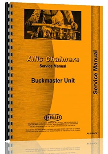 Allis Chalmers Buckmaster Tractor Service Manual Plastic Comb