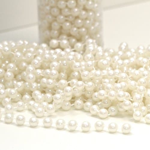 Ivory Pearl Beads on String 8mm x 10m. A perfect gift for that wedding, baby shower, birthday