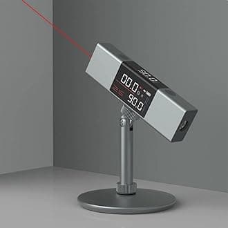 X spring Laser Protractor, Digital Inclinometer with Bidirectional Laser Marking, Large LCD Screen Digital Angle Finder, Multifunctional Laser Measure Device for Fast, Precise and Professional Results