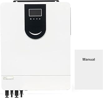 10.2kW Off Grid Hybrid Solar Inverter with 160A MPPT Solar Controller, PV Max 450V Input DC48V to AC 220/230/240V, Pure Sine Wave Solar Inverter for Home Energy Storage RV Off-Grid System