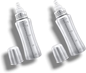 RB POINT New Parent's Guide to Stainless Steel Bottles for Newborns Milk Feeding Bottle with Stainless-Steel & BPA-Free Sipper Nipple