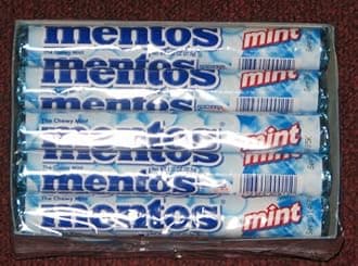The Mint Chewy Candy Roll, Non Melting, Party, 10 Calorie Each Piece, Pack of 15