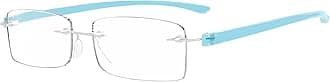Eyekepper Readers Small Lenes Rimless Reading Glasses Men Women