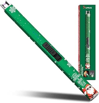 SUPRUS Electric Lighter Arc Windproof Flameless USB Lighter Rechargeable Lighter with Safety Lock for Candle BBQ Camping