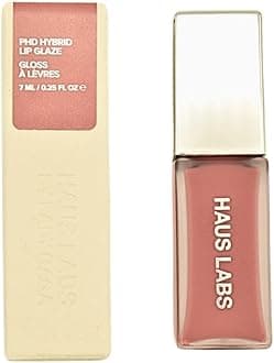 Haus Labs PhD Hybrid Lip Glaze Plumping Gloss - Guava - Soft Warm Pink