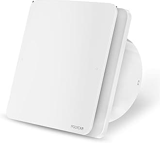 Polycab Freshly Prime Exhaust Fan 150mm (6 Inches) | BLDC Motor | 6W| Low Noise | 2100 RPM| Ideal for Bathroom,Kitchen | Easy to Clean | Installation-Round Cut (147mm) | 2 Years Warranty (White)