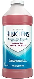 Hibiclens – Antimicrobial and Antiseptic Soap and Skin Cleanser – 32 oz – for Home and Hospital – 4% CHG, Packaging May Vary