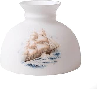Aladdin 10" Sailing Clipper Glass Lamp Shade M543