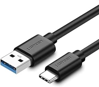 UGREEN 20883 USB 3.0 A Male to Type C Male Cable Nickel Plating 1.5m (Black)