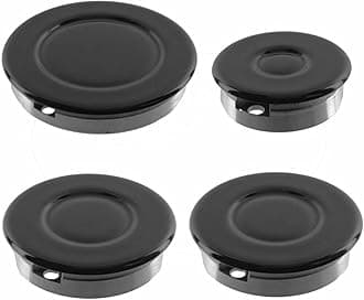 Oven Cooker Hob Gas Burner Crown & Flame Cap Kit for Lamona (Small, 2 Medium & Large, 55mm - 100mm)