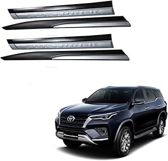 Car Door Body Side Beading/Molding/Cladding for Toyota Fortuner Legender Set of 04