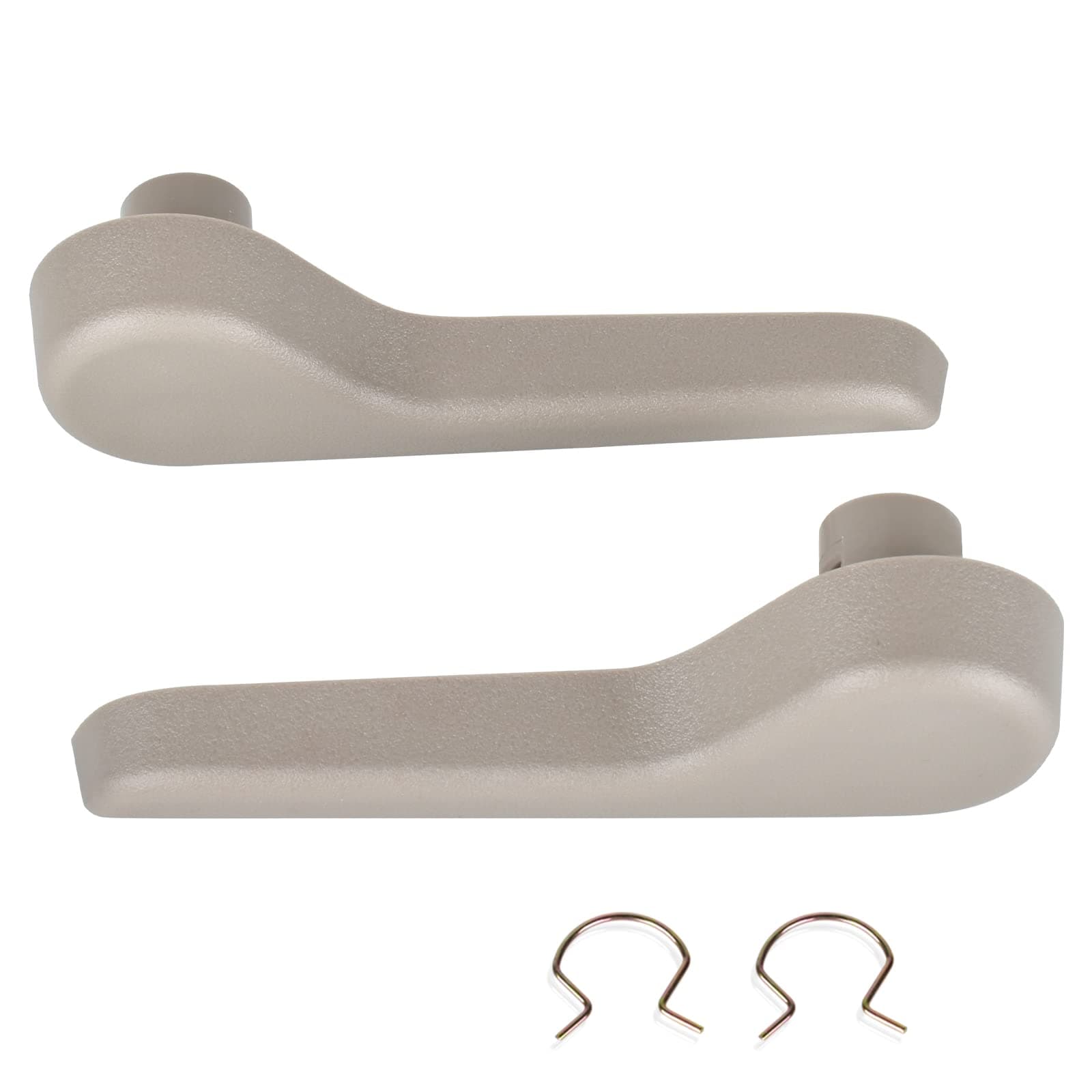 Auto Front Left Right Seat Recliner Handle Gray Compatible with