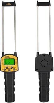 Real Instruments AR991 Digital Grain Moisture Meter Smart Sensor Use For 14 varieties Of Flour Fodder Rapeseed Sesame Soymeal Grain Corn Wheat Rice Soyabean (AR-991)