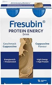 Kabi FRESUBIN Protein Energy Drink Cappucc. Bottle, 4 x 200 ml Pack of 1 x 1 Kg