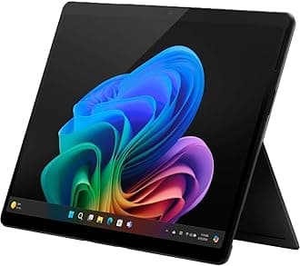 Microsoft Surface Pro 2-in-1 Laptop/Tablet (2024), 13" OLED Touchscreen Display, 16GB RAM, 512GB Storage | Windows 11 Copilot+ PC, Snapdragon X Elite (12 Core), Black