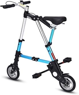 TRF Folding Bike, Folding Road Bike for Adults - Lightweight Single Speed Height Adjustable Seat - Suitable for City Urban Travelling Commuting and Go Out