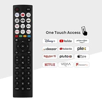 Hisense 32 Inch Smart TV 32E4NTUK - HD Resolution, Natural Colour Enhancer, DTS Virtual:X & Dolby Audio, AI Sports Mode, VIDAA OS with Youtube, Netflix and Disney+ and Freeview Play (2024 Model)