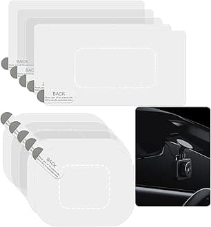 10Pcs Dashcam Windshield Sticker, Electrostatic Stickers for Dash Cam, Prevent Scratching & Falling, Windshield Static Sticker for Mounting Dash cam Phone Projection Screen (10-Pcs)