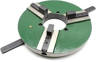 Lathe Chuck 3-Jaw 12-Inch Self-Centering Wood Lathe Bowl Chuck Woodworking Metalworking Clamp Chuck for CNC Milling Drilling Machine