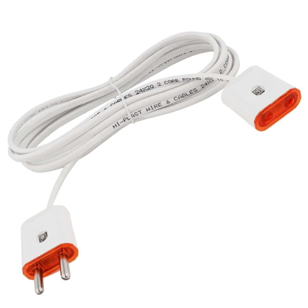 Flat Extension Cord-2Pin and Female Plug