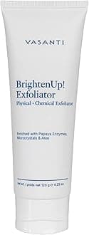 Exfoliating Face Wash, Original Size (120g) - Enzymatic Face Rejuvenator which is Enriched with Papaya, Microcrystals, Aloe Vera - Get Healthy Glowing Skin