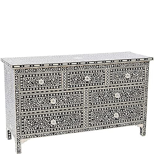 Bone Inlay Seven-Drawer Dresser