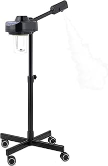 OmySalon Professional Facial Steamer for Esthetician Spa Home Salon, face Steamer for Facial deep Cleaning Skincare, Esthetician Steamer for hot Mist steam,Skin Care Machine for Spray moisturizing
