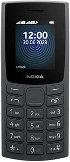105 4G | Dual SIM | GSM Unlocked Mobile Phone | Volte | Charcoal | International Version | Not AT&T/Cricket/Verizon Compatible