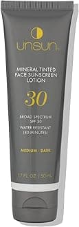 Unsun Mineral Tinted Face Sunscreen SPF 30 - Light/Medium or Medium/Deep