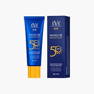 CVB C119 SUN PROTECT & MOISTURE 50SPF+++ HIGH PROTECTION & LIGHT TEXTURE UVA 75 ML C119